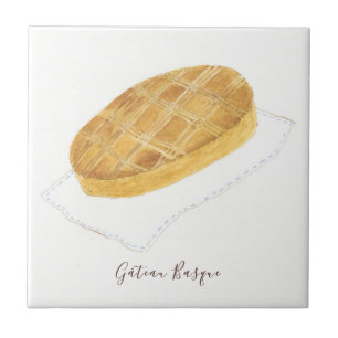 Gâteau Baskische Aquarell Fliese