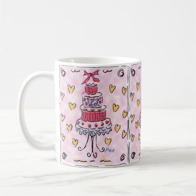 Gâteau Parisien Kaffeetasse (Links)