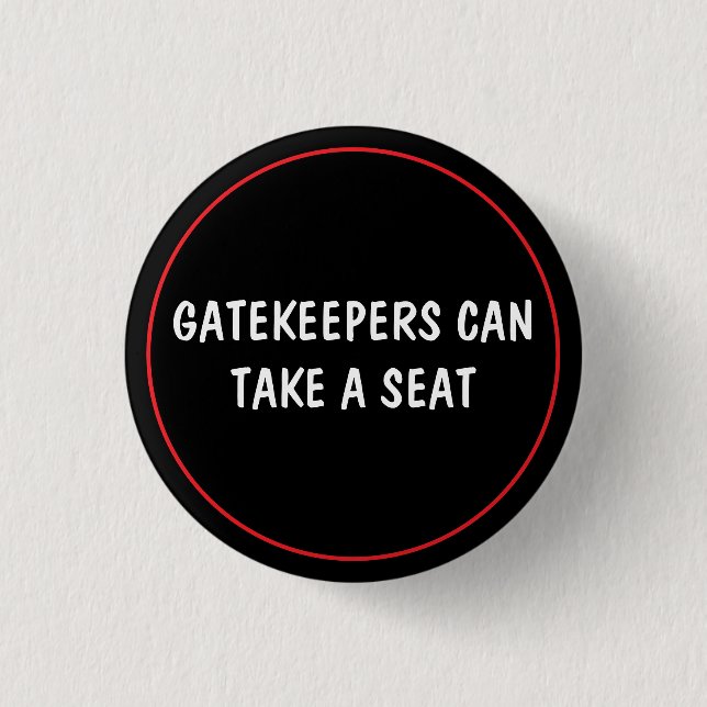 Gatekeepers können sich setzen button (Vorderseite)
