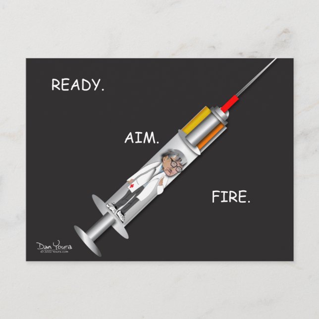 Gates Impft den Planeten nach der Karte (Vorderseite)