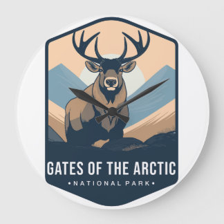 GATES OF THE ARCTIC NATIONAL PARK CLOCK 2025 GROßE WANDUHR