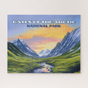 Gates of the Arctic Nationalpark Alaska Vintage Puzzle