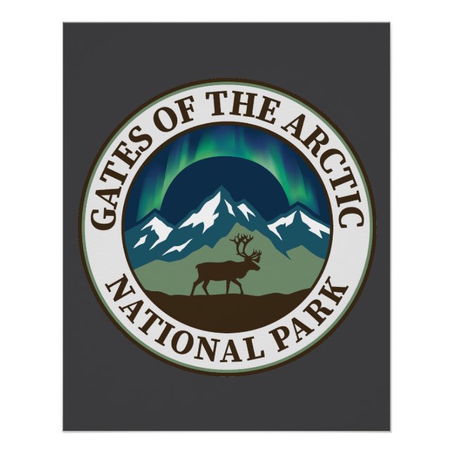 Gates-of-the-Arctic-Nationalpark Poster (Vorderseite)