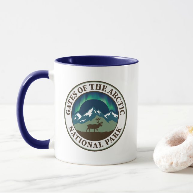 Gates-of-the-Arctic-Nationalpark Tasse (Mit Donut)