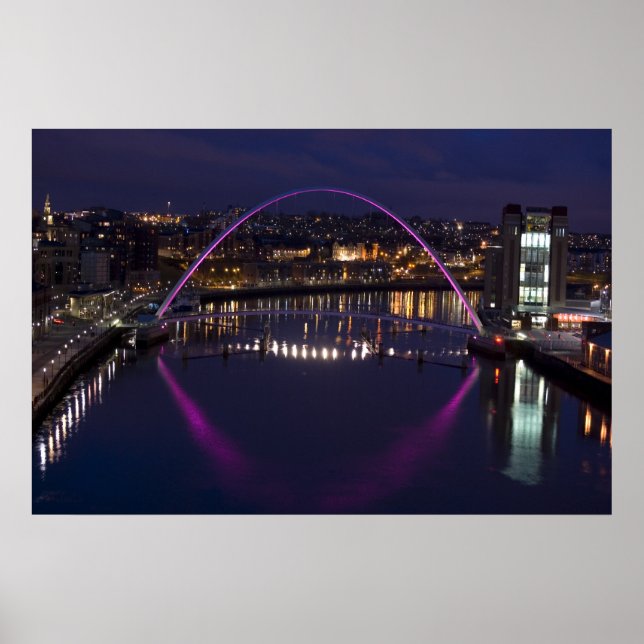 Gateshead Millennium Bridge Poster (Vorne)