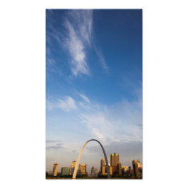 Gateway Arch and downtown St. Louis Fotodruck