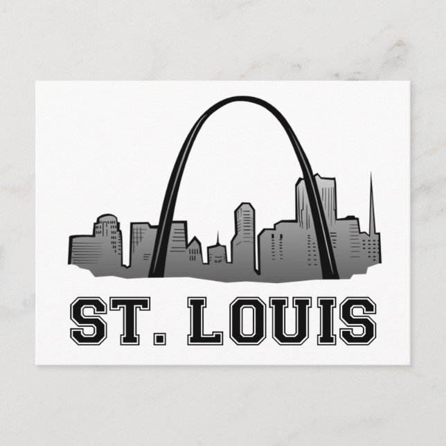 Gateway Arch in St. Louis Postkarte (Vorderseite)
