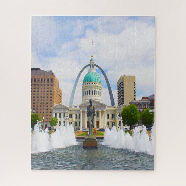 Gateway Arch Kiener Plaza Missouri Puzzle (Vertikal)