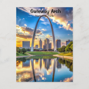Gateway Arch National Park Missouri Postkarte