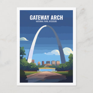 Gateway Arch National Park Missouri USA Postkarte