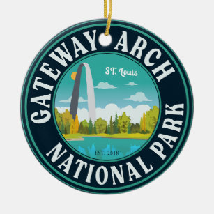 Gateway Arch National Park Saint Louis - Missouri Keramik Ornament
