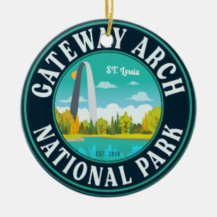 Gateway Arch National Park Saint Louis - Missouri Keramik Ornament