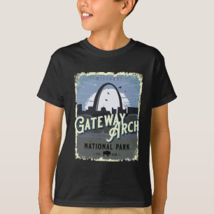 Gateway Arch National Park Vintage Reise Urlaub T-Shirt