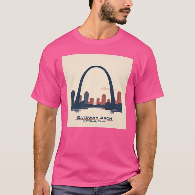 Gateway Arch Nationalpark 2 T-Shirt (Vorderseite)