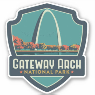 Gateway Arch Nationalpark Aufkleber