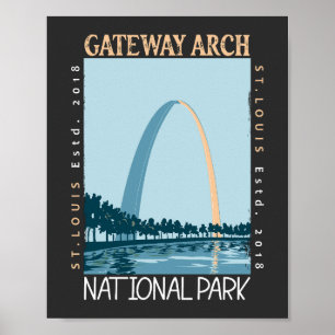 Gateway Arch Nationalpark erschüttert Poster