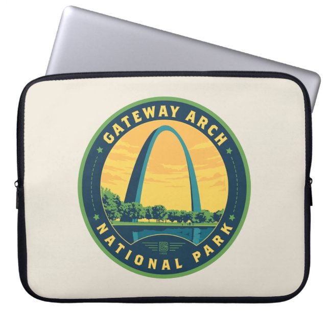 Gateway Arch Nationalpark Laptopschutzhülle (Vorderseite)