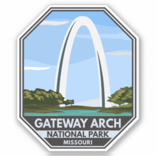 Gateway Arch Nationalpark Missouri Aufkleber