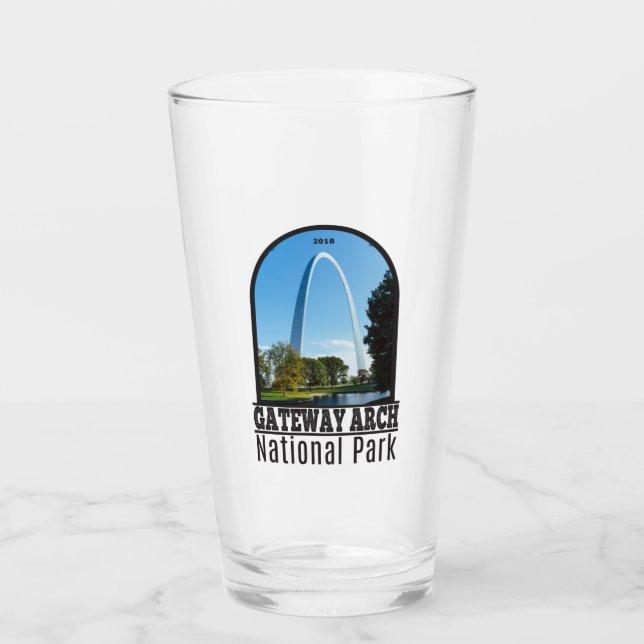 Gateway Arch Nationalpark Missouri Glas (Vorderseite)