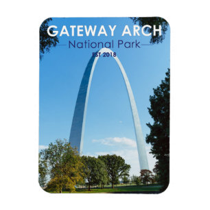 Gateway Arch Nationalpark Missouri Magnet