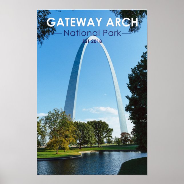 Gateway Arch Nationalpark Missouri Poster (Vorne)