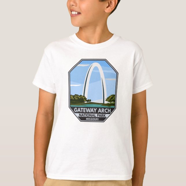 Gateway Arch Nationalpark Missouri T-Shirt (Vorderseite)