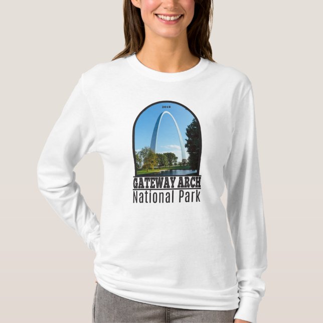 Gateway Arch Nationalpark Missouri T-Shirt (Vorderseite)