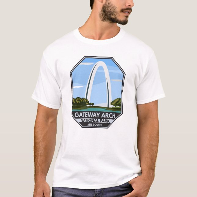 Gateway Arch Nationalpark Missouri T-Shirt (Vorderseite)