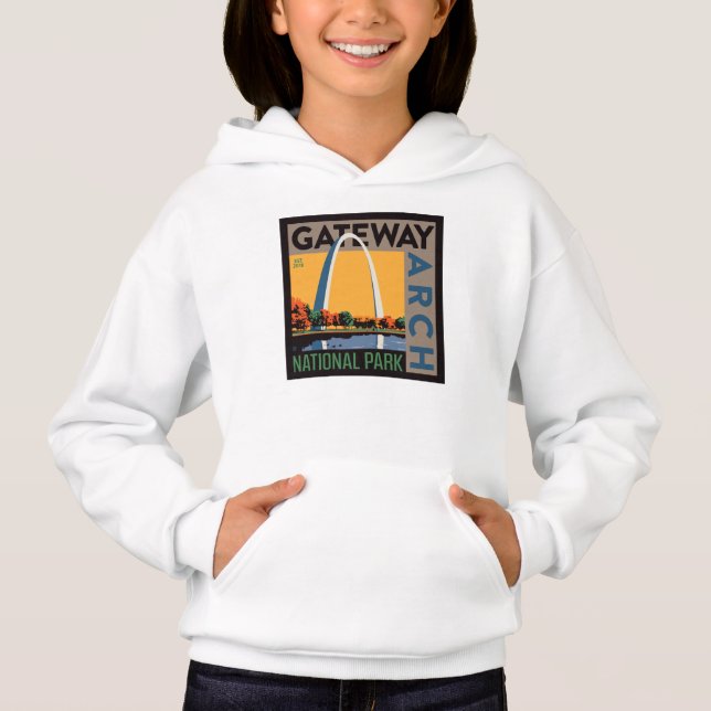 Gateway Arch | St. Louis, Missouri Hoodie (Vorderseite)