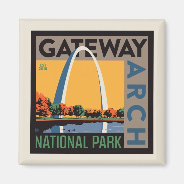 Gateway Arch | St. Louis, Missouri Magnet (Vorne)