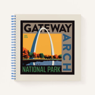 Gateway Arch St. Louis, Missouri Notizbuch