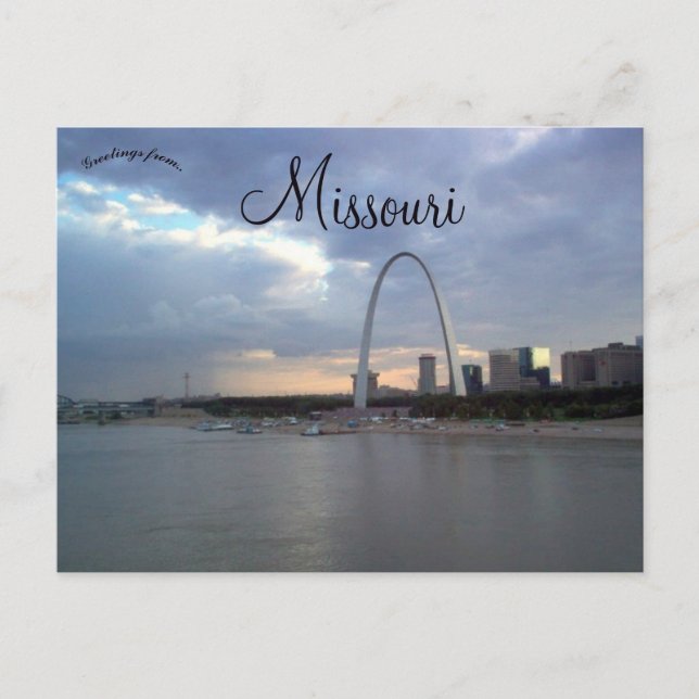 Gateway Arch St. Louis Missouri Postkarte (Vorderseite)