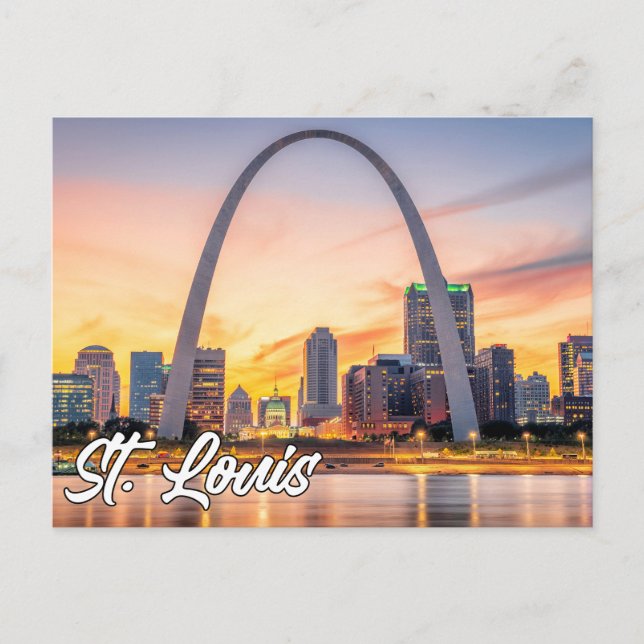 Gateway Arch, St. Louis, Missouri, USA Postkarte (Vorderseite)