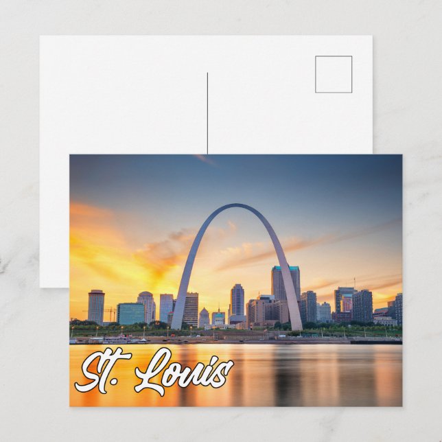 Gateway Arch, St. Louis, Missouri, USA Postkarte (Vorne/Hinten)