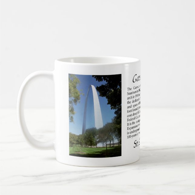 Gateway Arch-Tasse Kaffeetasse (Links)