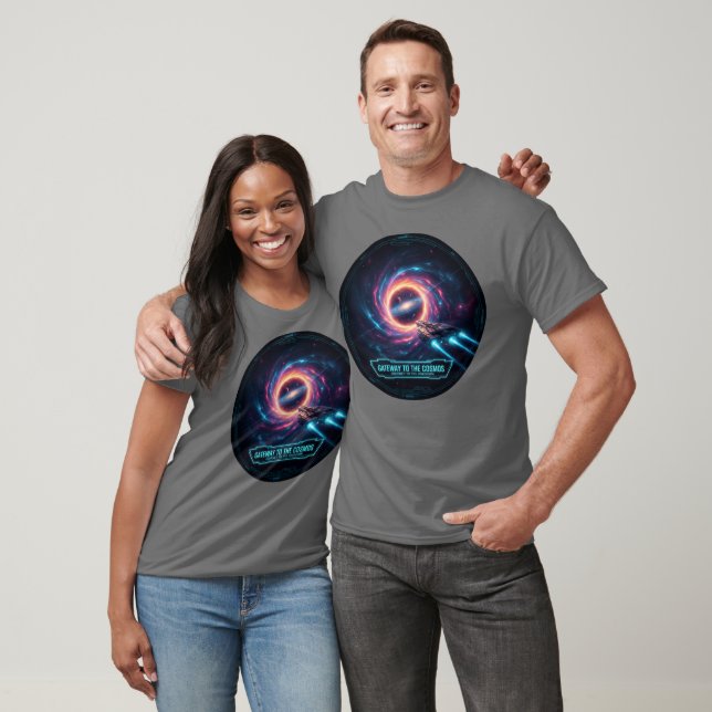 Gateway Cosmos Black Hole Sci-Fi T-Shirt (Unisex)