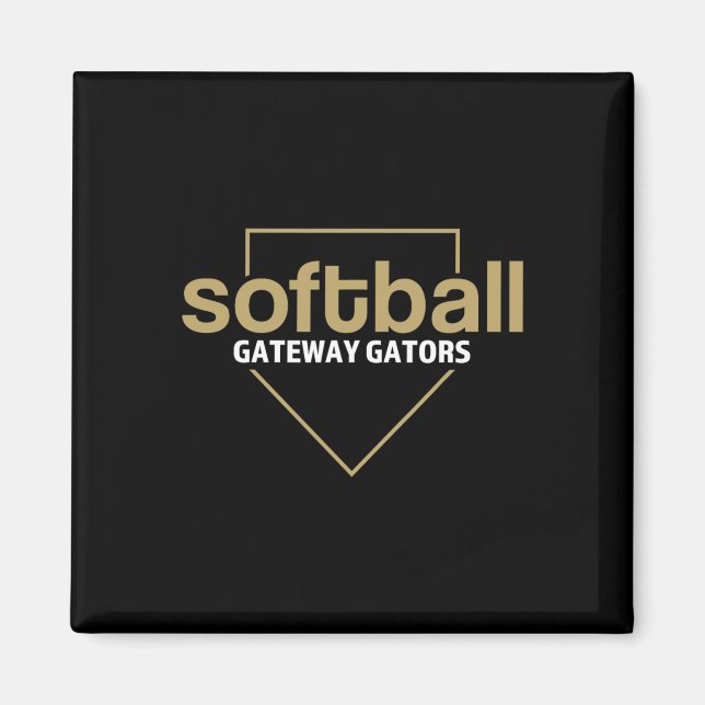 Gateway Gators Softll Heimplatte  Magnet (Vorne)