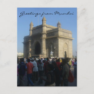 Gateway Mumbai Postkarte