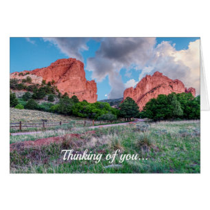 Gateway Rocks Garden of Gods Denken Sie an You Car