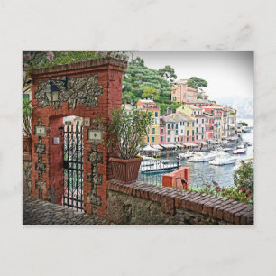 Gateway to Portofino, Italia Postcard Postkarte