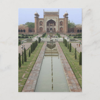 Gateway zu Taj Mahal, Indien Postkarte