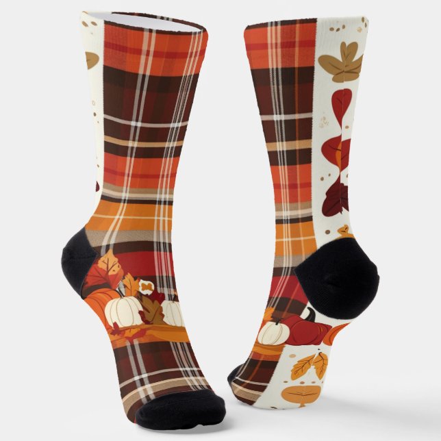 Gather 'Round the Kariert Socken (Gewinkelt)