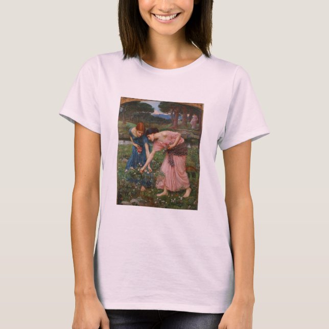 Gather Ye Rosenknospe T - Shirt (Vorderseite)