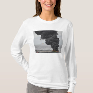 Gathered konzentrierte Ölbrände T-Shirt