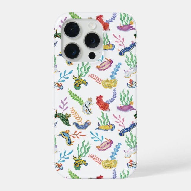 Gathering of Nudibranchs | Ocean Art Design iPhone Hülle (Rückseite)
