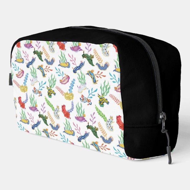 Gathering of Nudibranchs | Ocean Art Design Waschbeutel (Rechte Ecke)