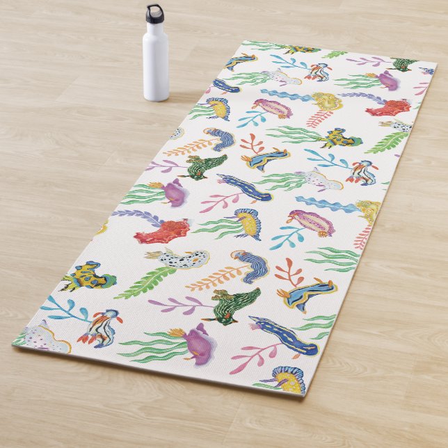 Gathering of Nudibranchs | Ocean Art Design Yogamatte (Beispiel)