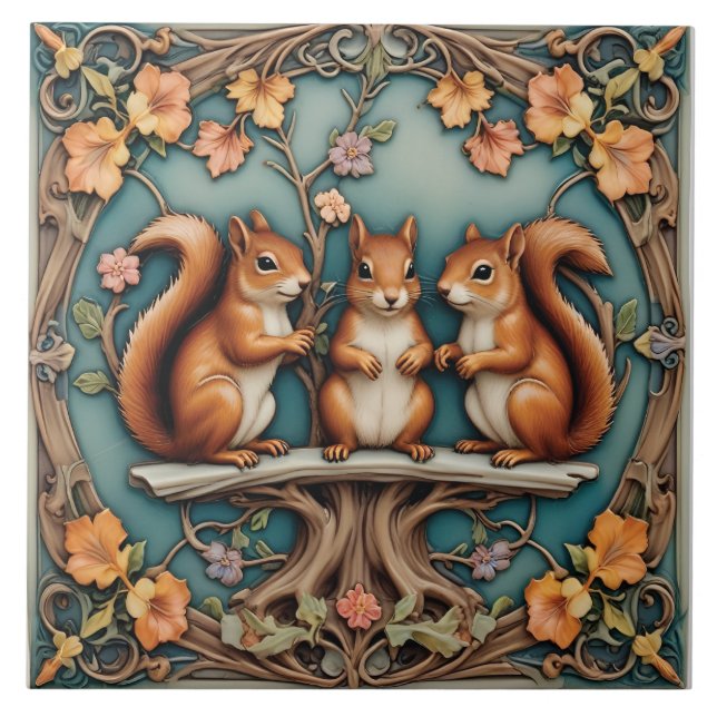 Gathering on the Willow Bough Fliese (Vorderseite)