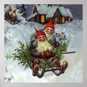 "Gathering Pine Boughs" Poster