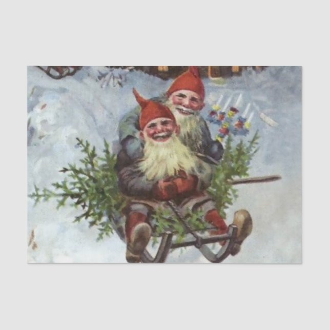 "Gathering Pine Boughs" Seidenpapier (Vorderseite)